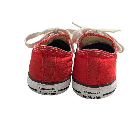 Converse All-Star Sz 10 Red Canvas Sneakers - Picture 6 of 10